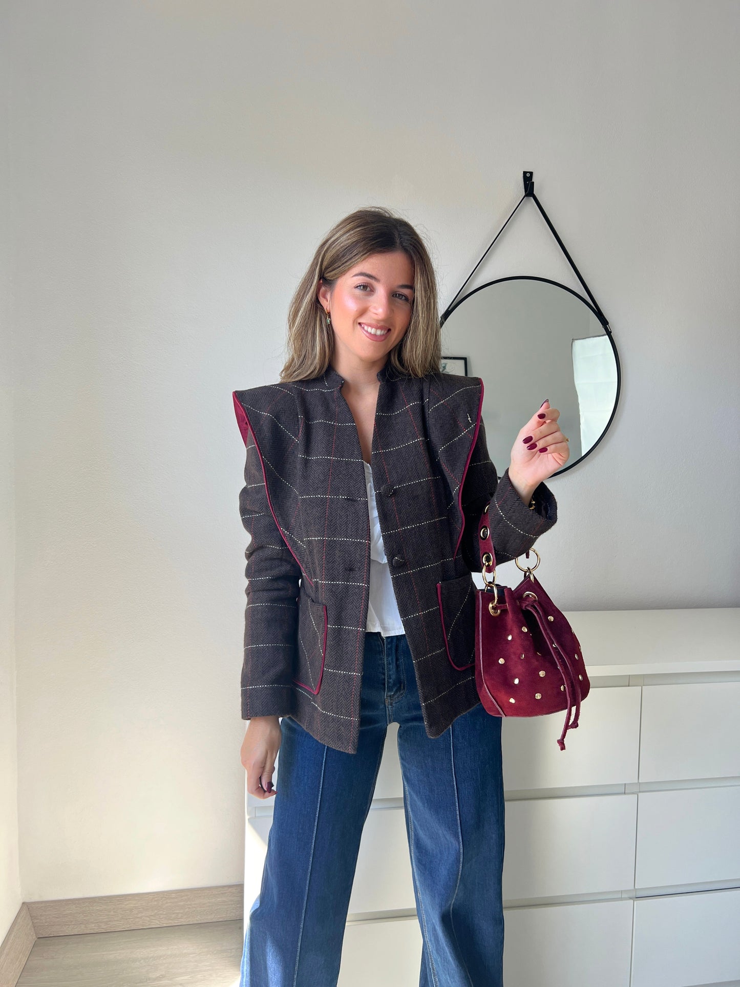 CHAQUETA SOLAPA TERCIOPELO