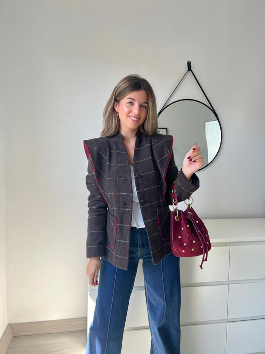 CHAQUETA SOLAPA TERCIOPELO