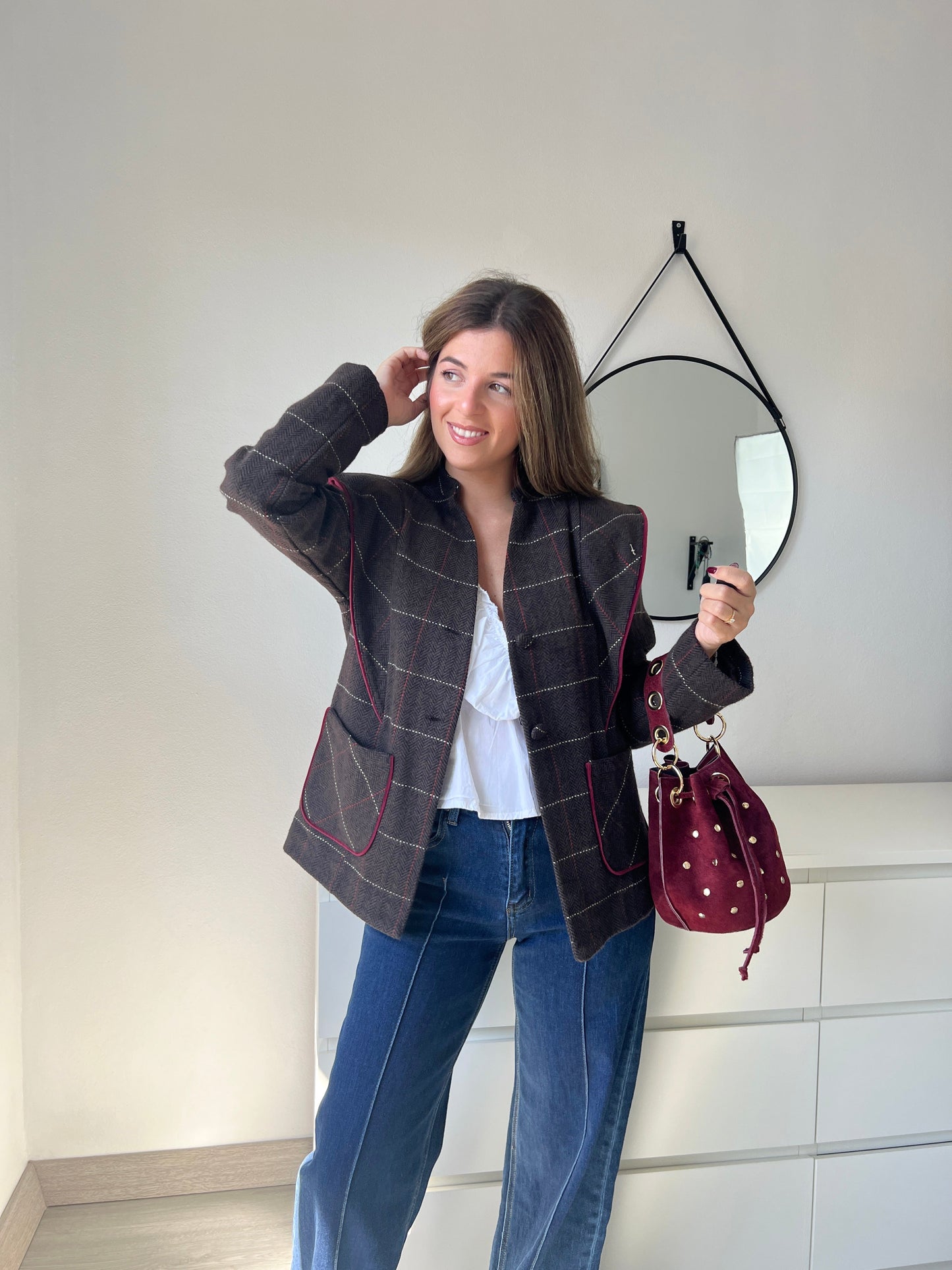 CHAQUETA SOLAPA TERCIOPELO