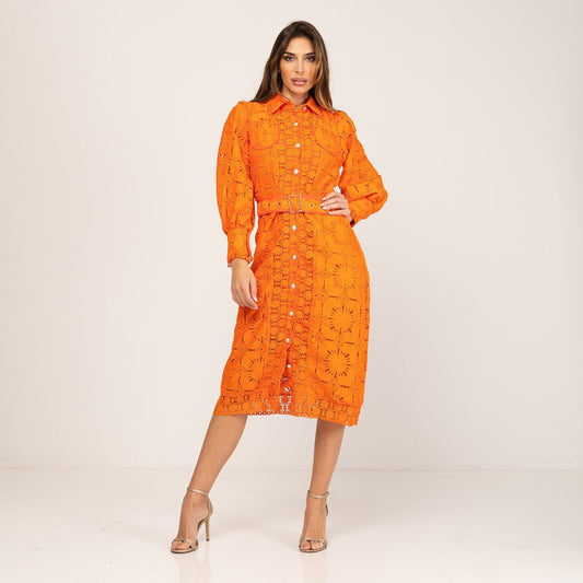 Vestido Camisero Blonda