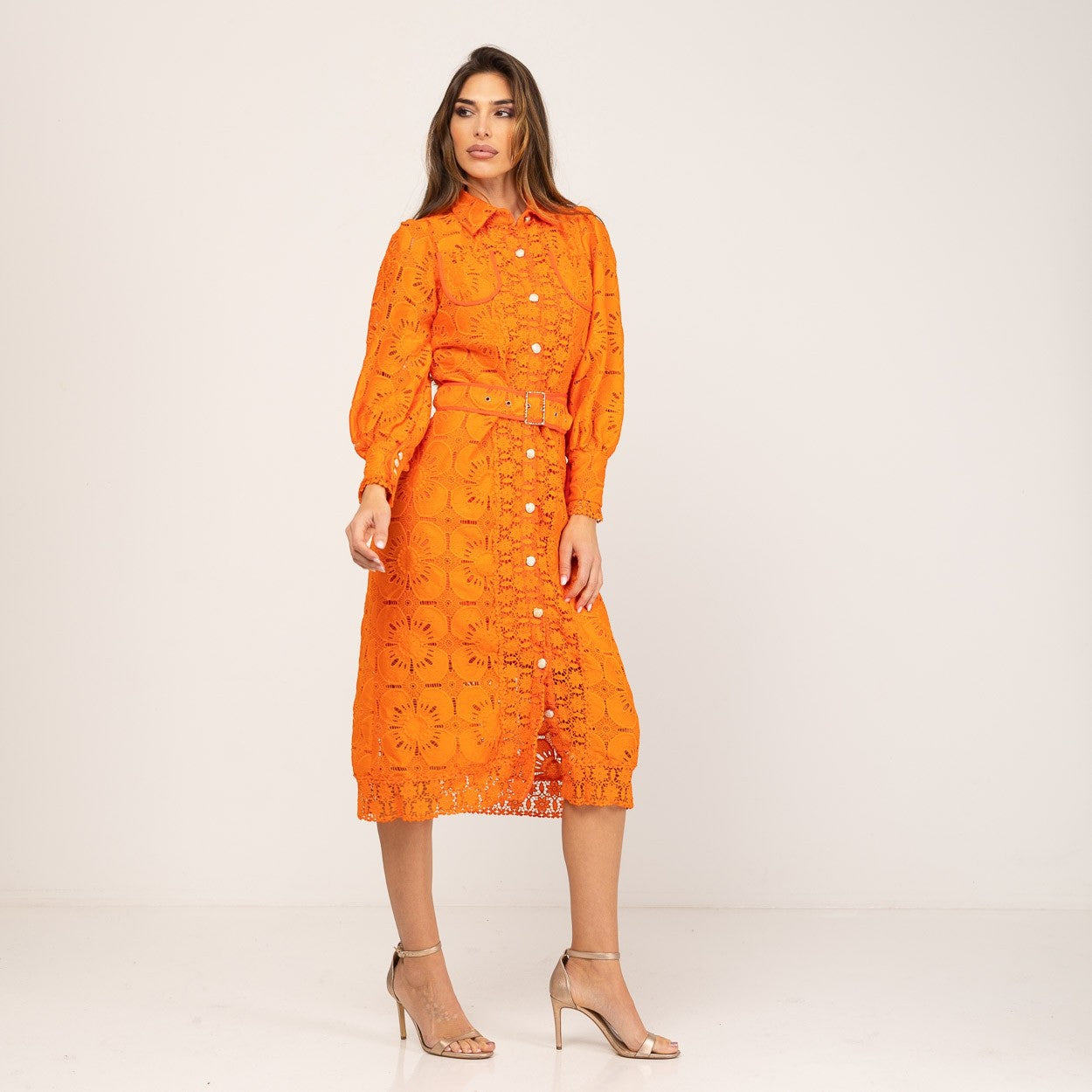 Vestido Camisero Blonda